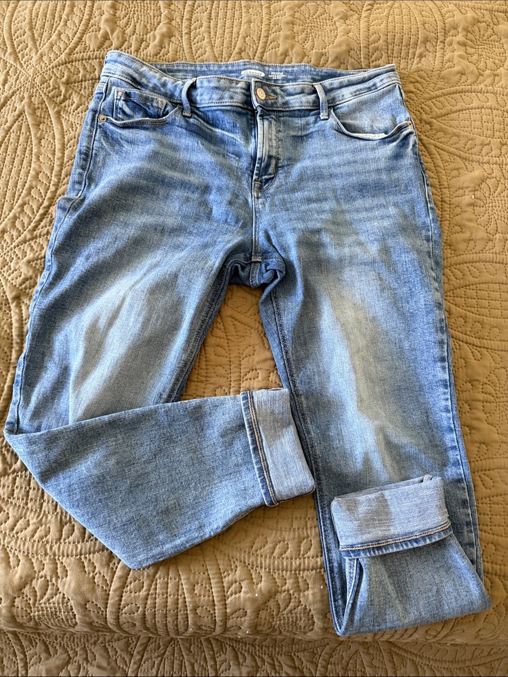Old Navy Light Blue rockstar super Skinny Jeans